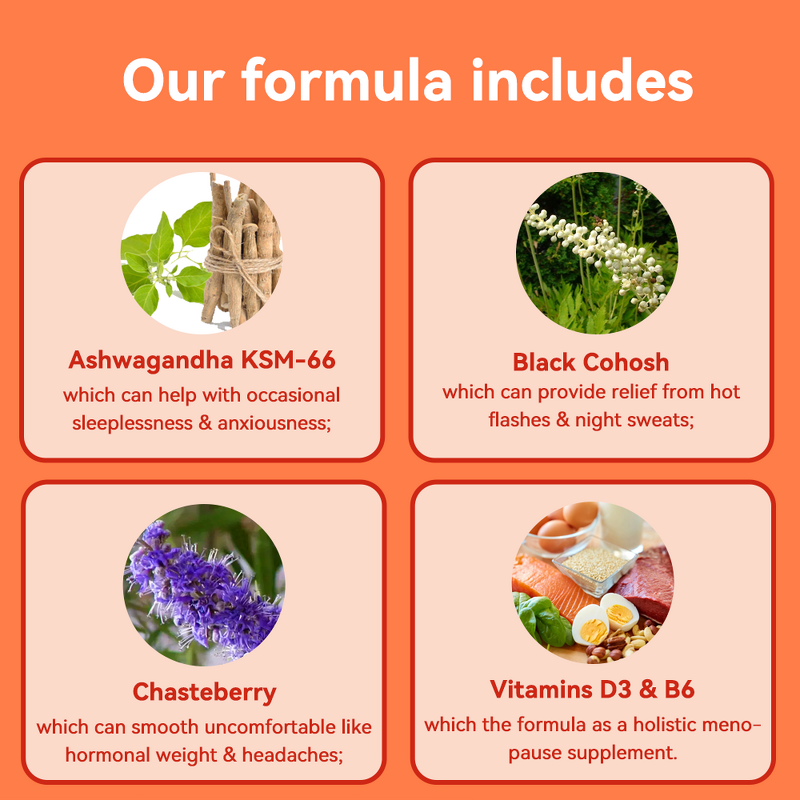 Menopause Gummies Manufacturer - for Night Sweats & Hot Flashes Support