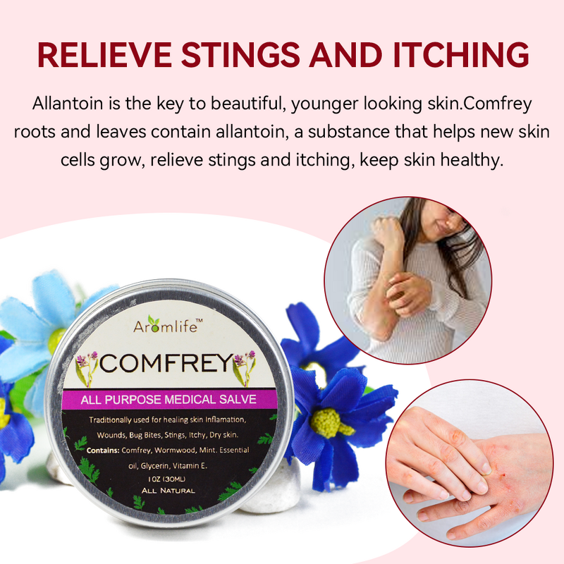 Comfrey Salve Manufacturer - Organic Herbal Extract Ointment for Relief
