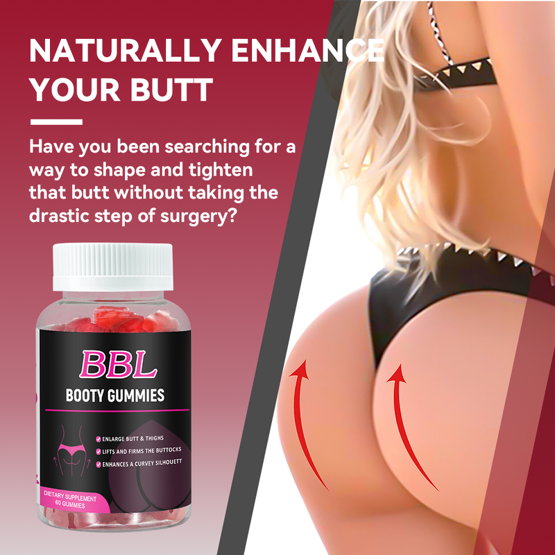 Breast BBL Gummies Manufacturer - Food Supplement Maca for Hip & Buttock