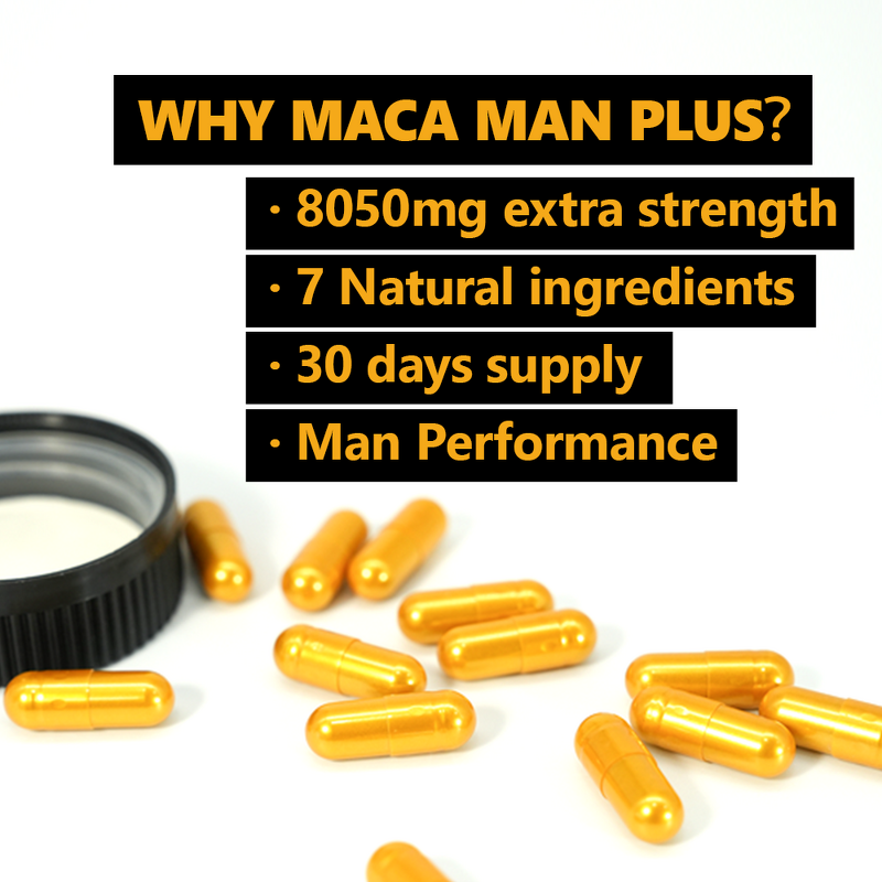 Maca Capsules Manufacturer - Organic Black for Men Energy & Bed Performance