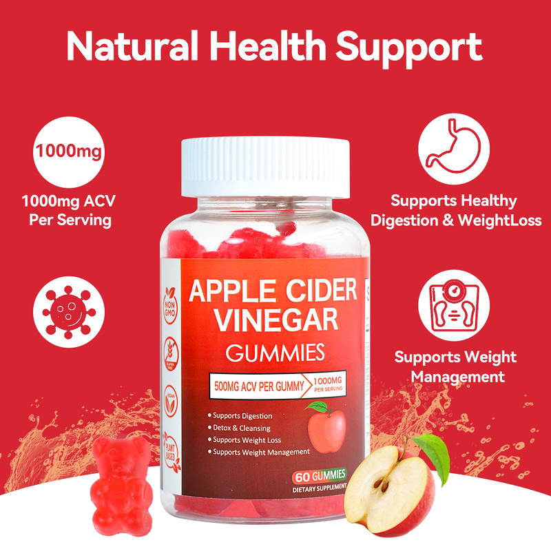 Apple Cider Vinegar Gummies Manufacturer - Vegan Keto Fit Slim Supplement
