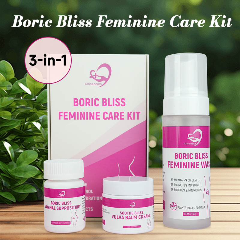 Feminine Care Set Manufacturer - Boric Acid Suppositories & Foam Wash