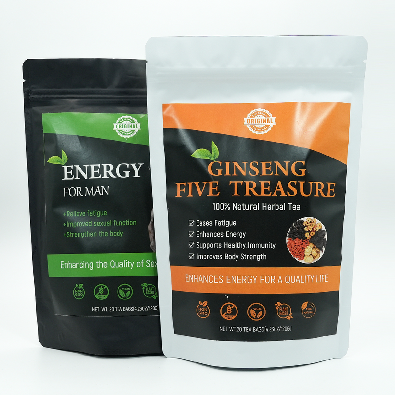 Men's Energy Tea Manufacturer - Private Label Ginseng Maca Root Goji