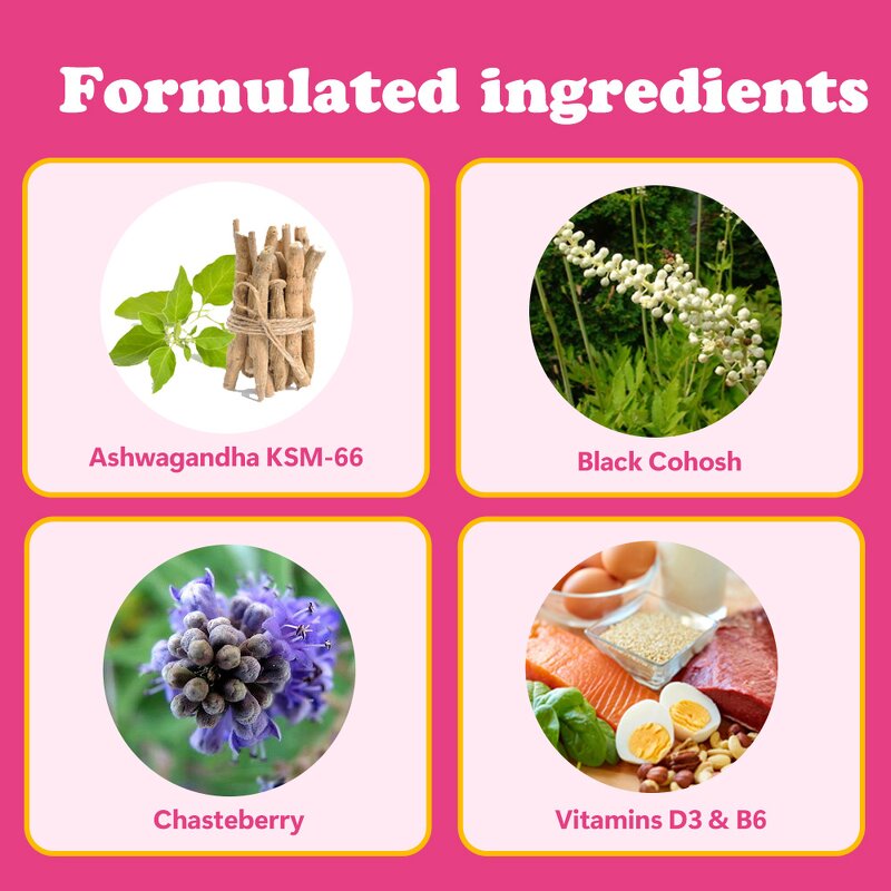 Menopause Gummies Manufacturer - Hormone Balance for Hot Flash & Sweats