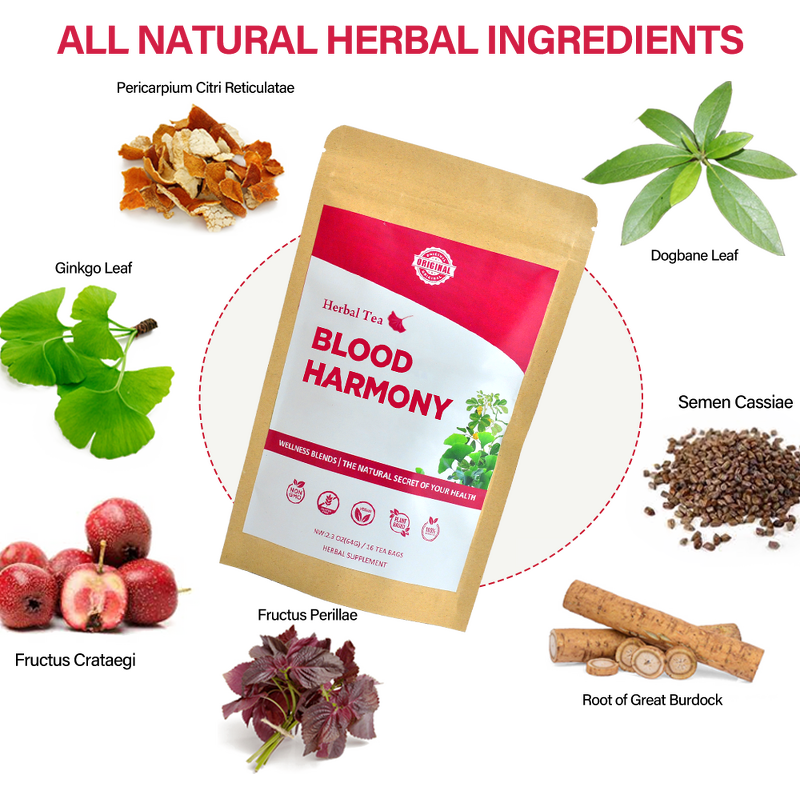 Blood Harmony Tea Manufacturer - Natural Herbal Tea Bag & Supplements