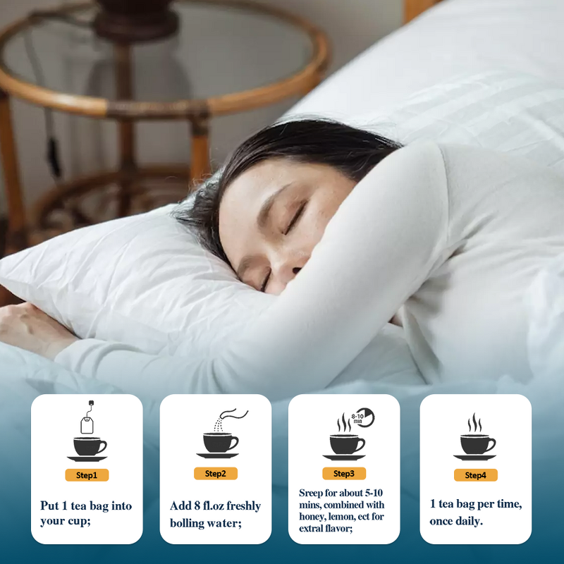 Sleep Tea Manufacturer - Organic Blended Health Tea Bags for Improved Sleep