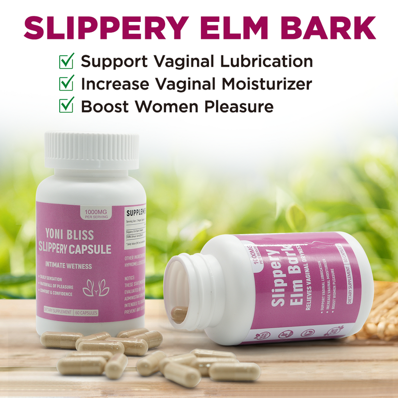 Slippery Elm Bark Capsules Manufacturer - 100% Natural Herbal for Vaginal Moisture