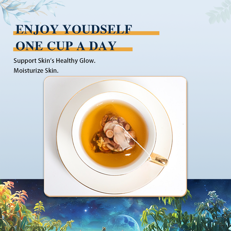 Wellness Tea Manufacturer - Daily Organic Blended Herbal Tea for Skin Glow