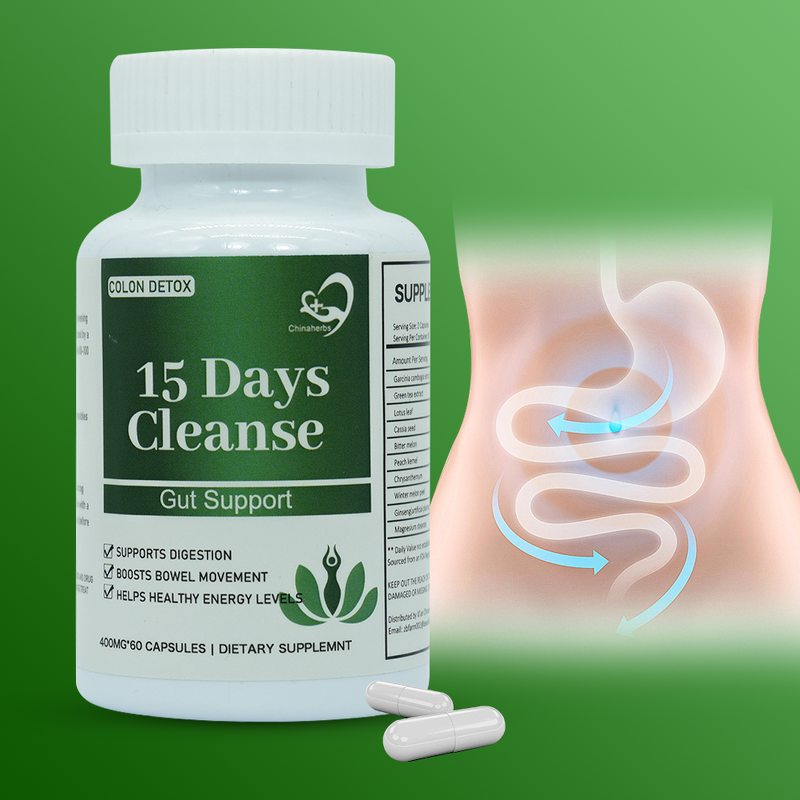 Cleanse Capsules Manufacturer - 15 Day Gut & Colon Support Fat Burner