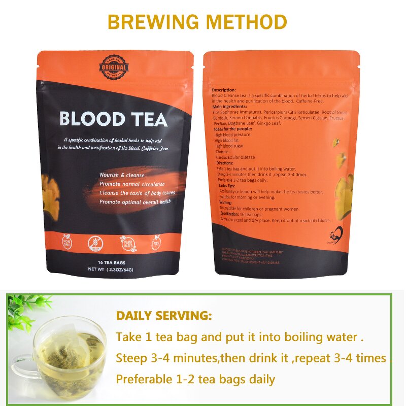 Blood Herbal Tea Manufacturer - Private Label Fat Support & Health