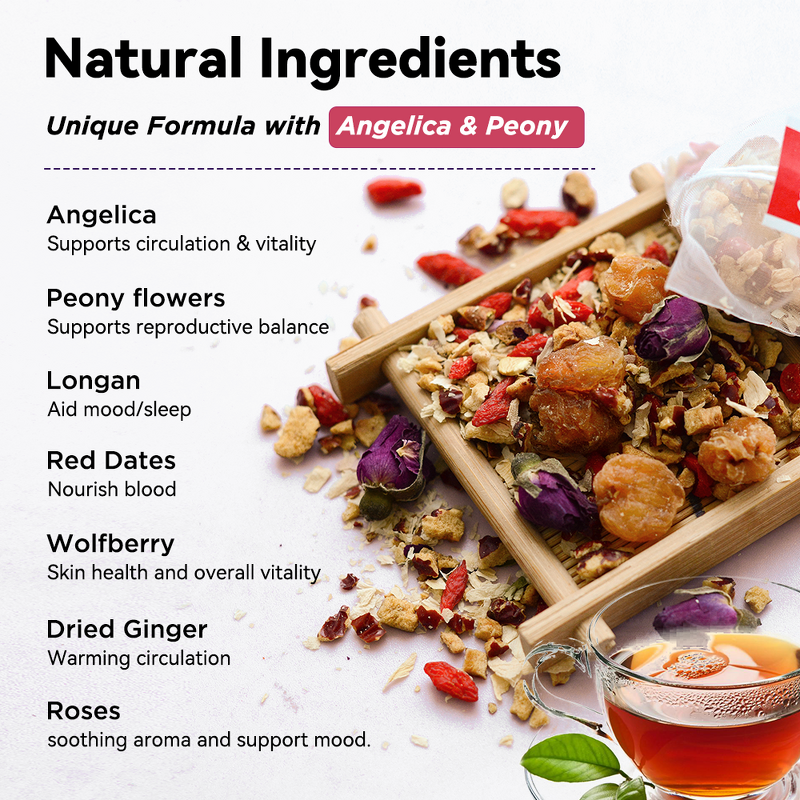 Womb Tea Manufacturer - Non-GMO Gluten-Free Herbal Fertility Supplement