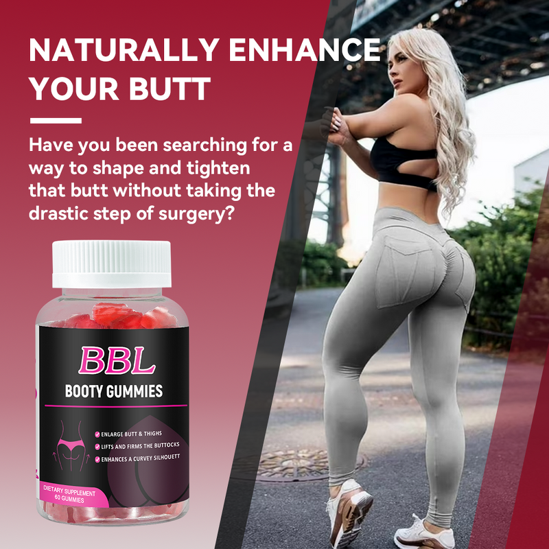 Breast BBL Gummies Manufacturer - Food Supplement Maca for Hip & Buttock
