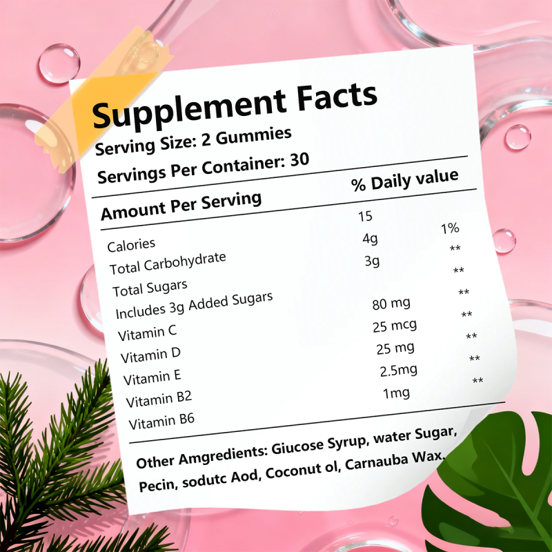 Strawberry Vitamin Gummies Manufacturer - OEM ODM Biotin Women's Health