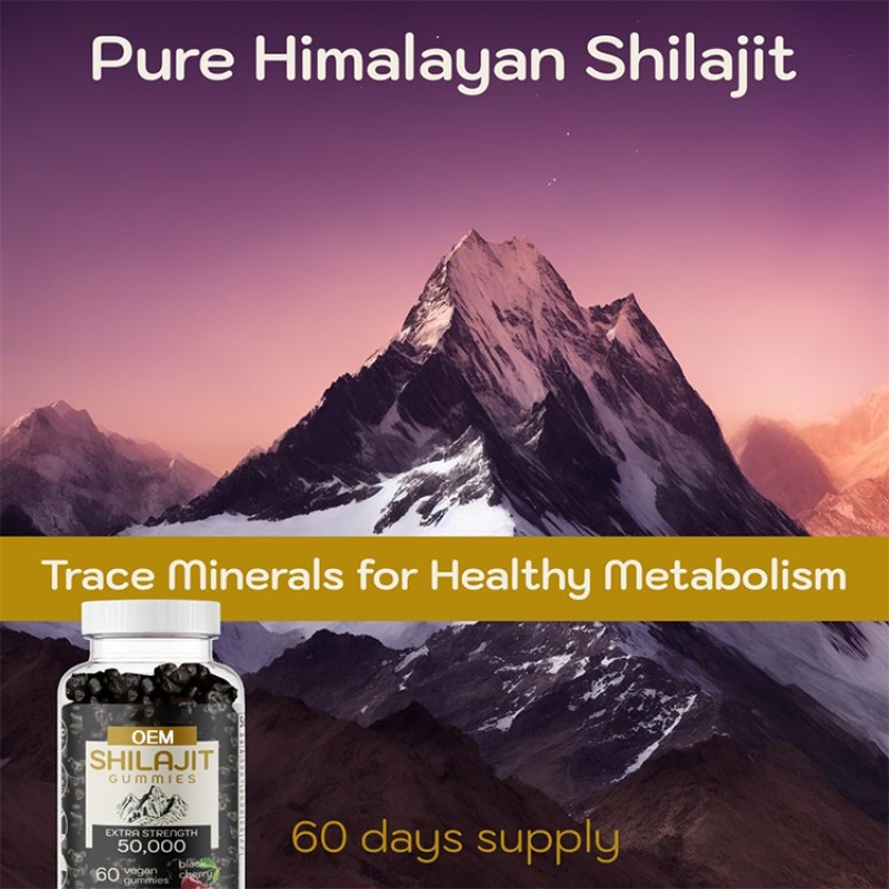 Shilajit Extract Gummies Factory - OEM ODM Mineral Brain Support