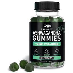 Sleep Aid Gummies Factory - OEM HALAL Vegan Ashwagandha Stress