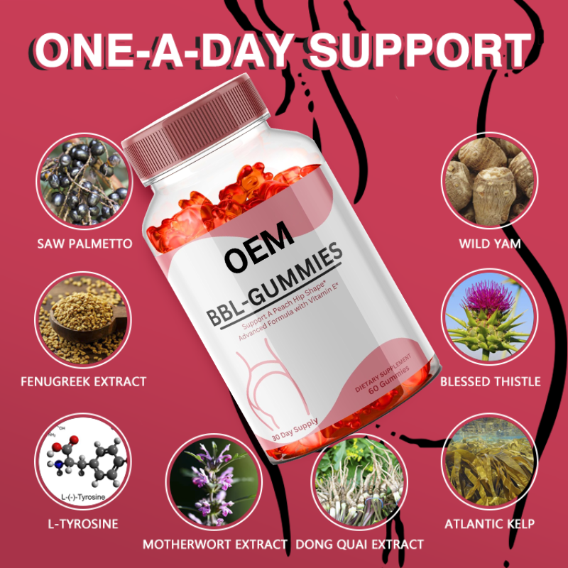 Multivitamin Booty Enhancement Gummies Factory - OEM Women's BBL