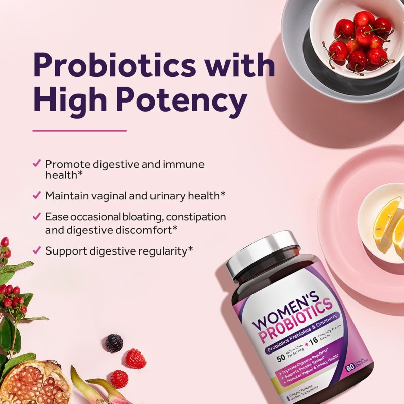 Probiotic Prebiotic Cranberry Manufacturer - OEM 50 Billion CFU Women's