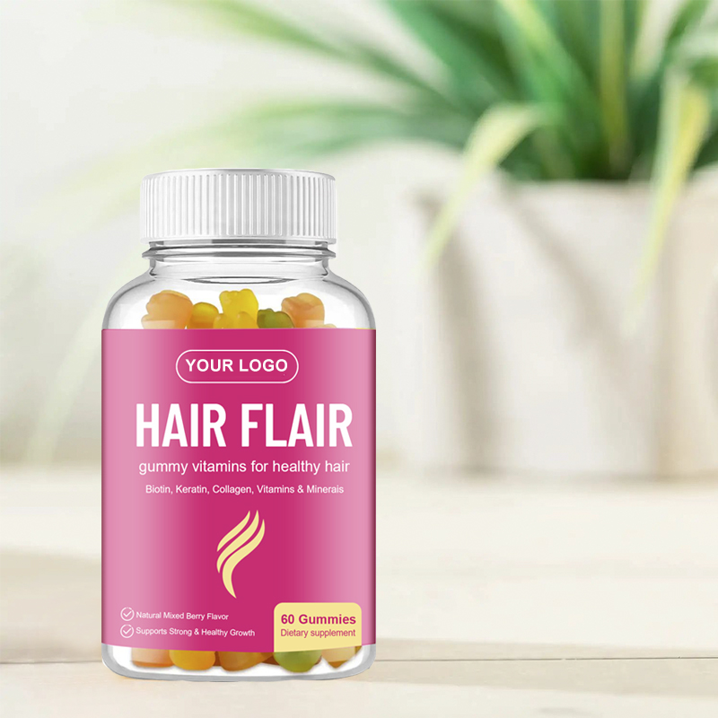 Hair Skin Nail Gummies Supplier - Private Label Vitamin Biotin