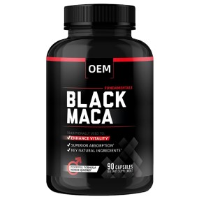Black Maca Root Capsules Supplier - Private Label Custom Formula