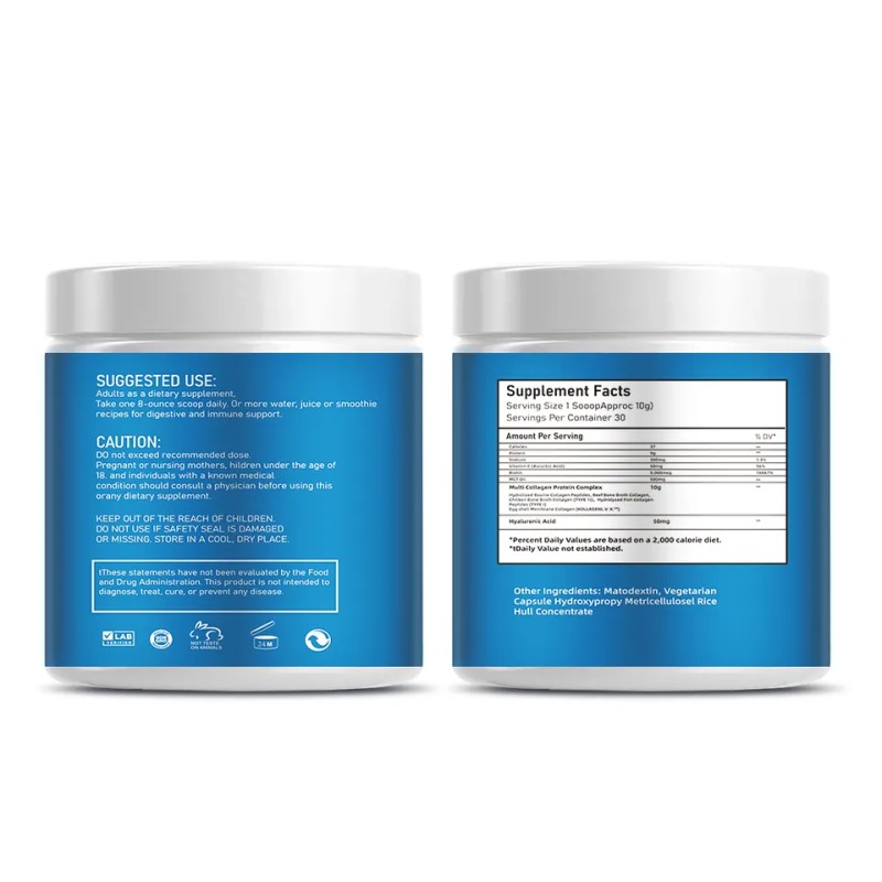 Skin Whitening Supplement Manufacturer - Fish Collagen Peptide Powder Drink