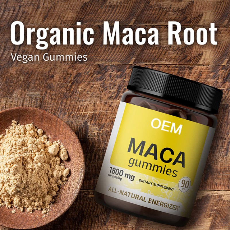 Maca Herb Extract Gummies Factory - OEM Custom Private Label