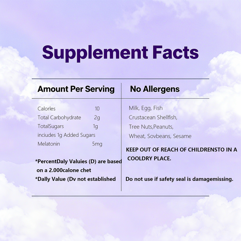 Sleep Gummies Manufacturer - Factory Price OEM ODM Stress Relief