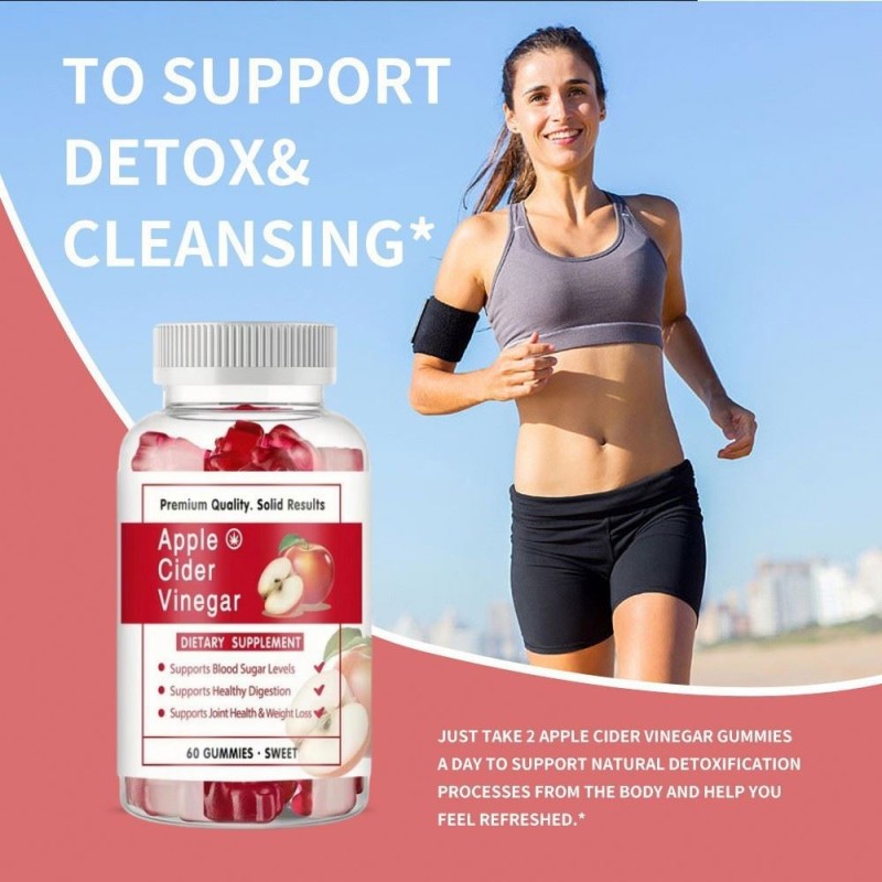 Apple Cider Vinegar Gummies Supplier - OEM Vegan B6 B12 Folic Acid