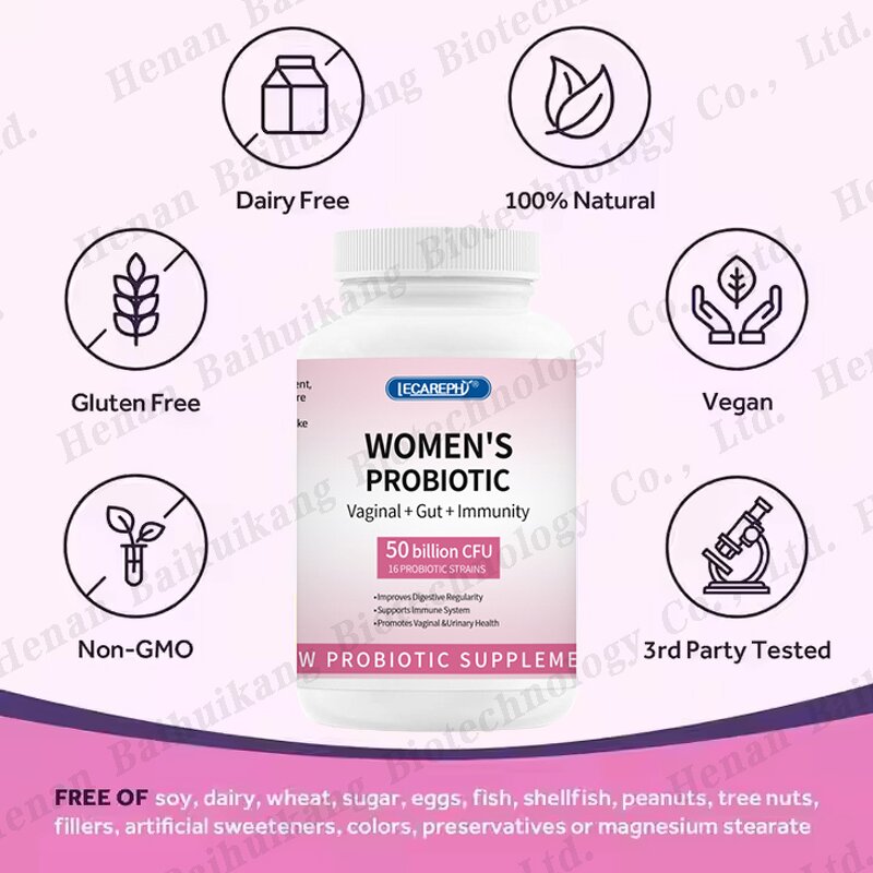 Vaginal Probiotics Capsules Manufacturer - OEM/ODM with 16 Probiotic Strains
