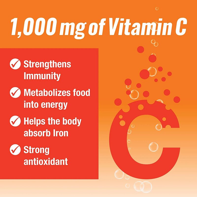 Vitamin C Effervescent Tablets Manufacturer - Custom Logo with Zinc