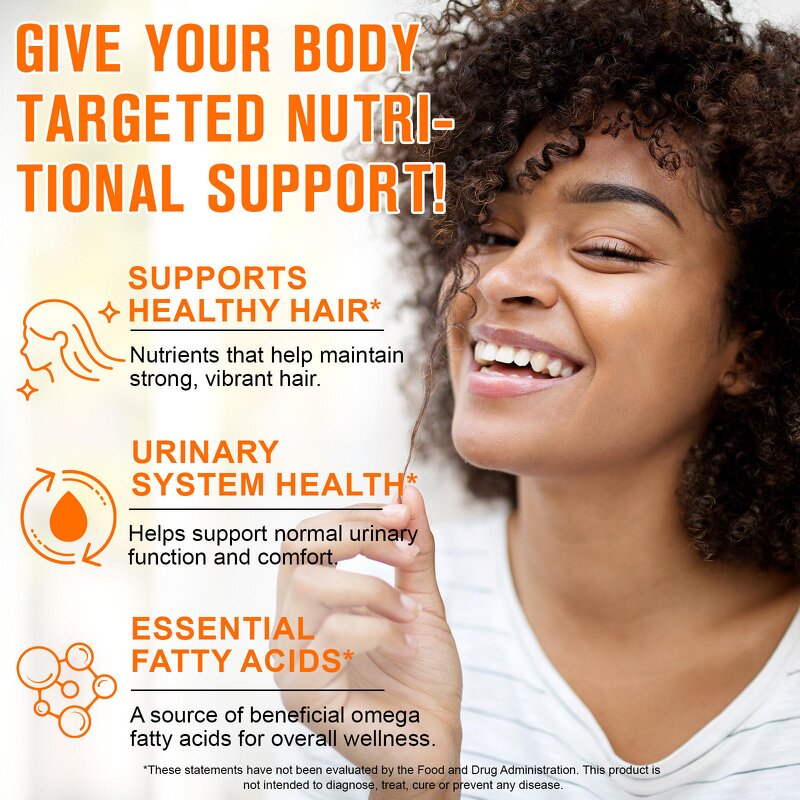 Pumpkin Seed Oil Softgel Manufacturer - Sugar Free for Hair, Skin & Urinary Tract