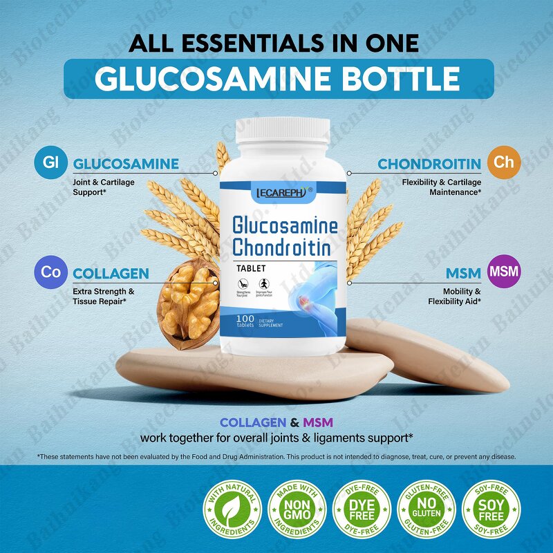 Glucosamine Chondroitin Capsules Manufacturer - Joint Supplements & Tablets