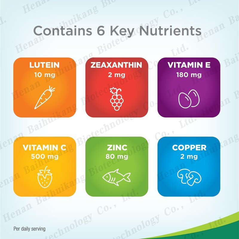Eye Supplement Softgel Manufacturer - Private Label Areds 2 with Lutein