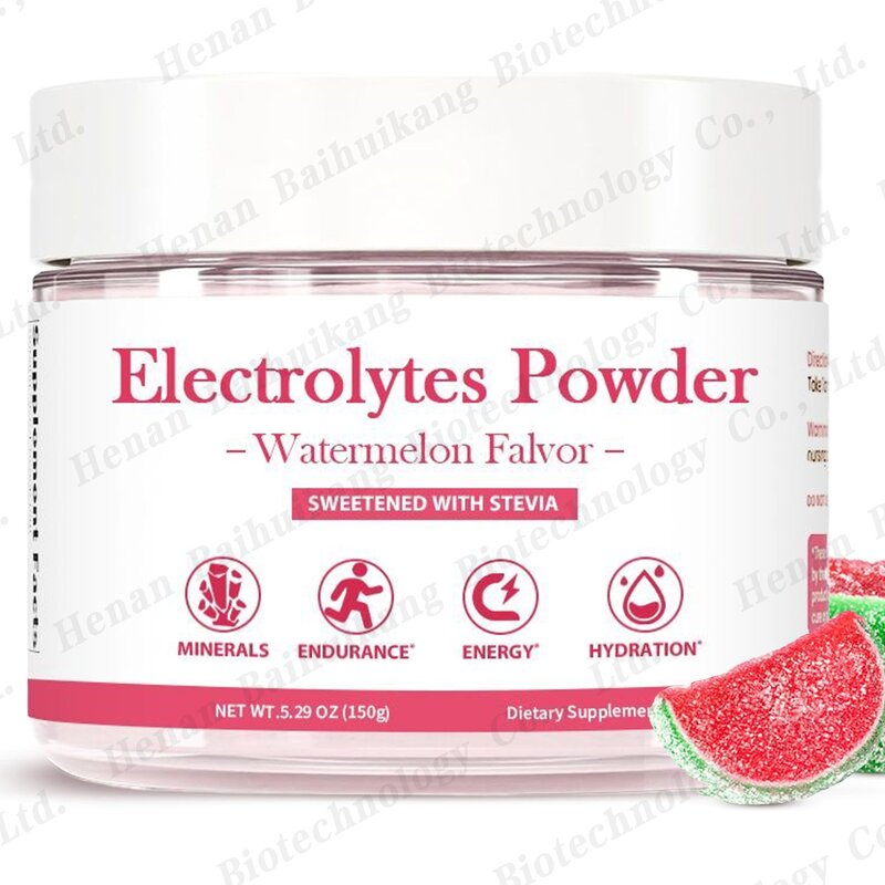 Electrolyte Powder Manufacturer - Customizable Watermelon Vegan Energy Drink