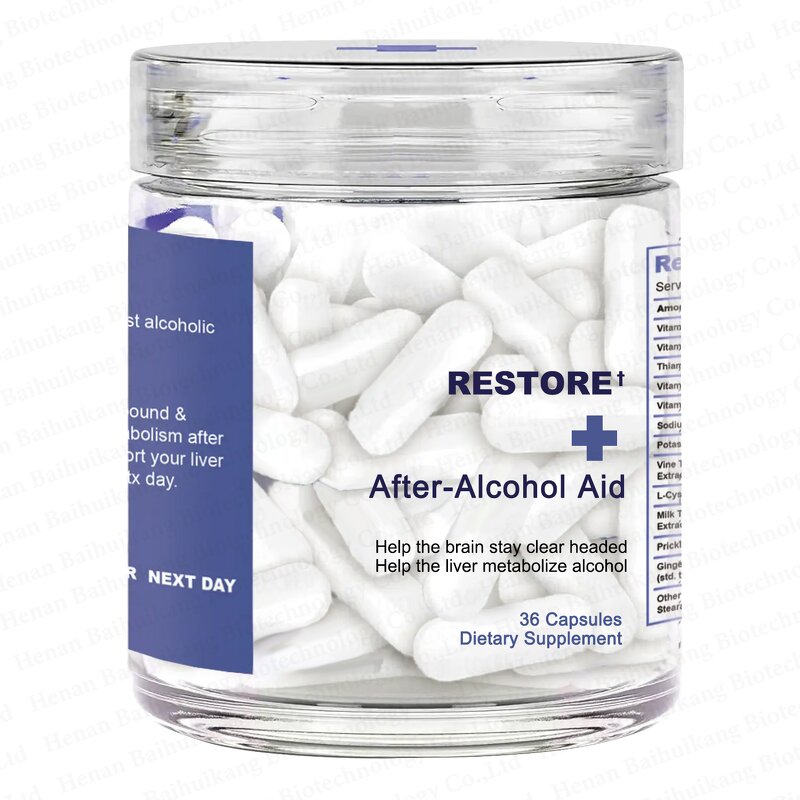Hangover Supplement Capsule Manufacturer - OEM for Liver & Alcohol Metabolism