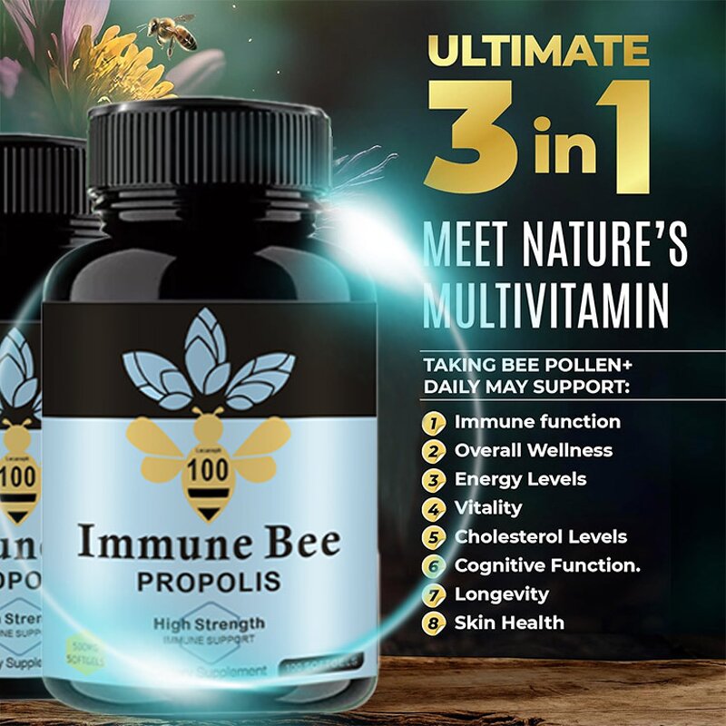 Bee Propolis Softgel Capsule Manufacturer - Most Popular Food Supplement