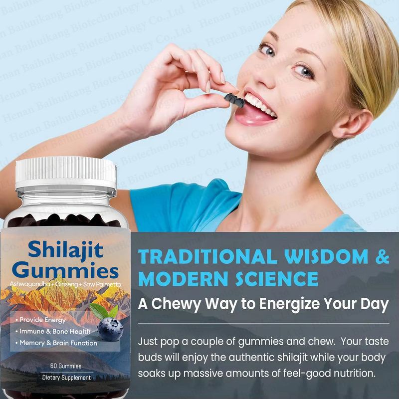 Shilajit Gummies Manufacturer - Popular Herb Candy for Brain Support