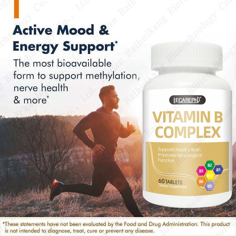 Vitamin B Complex Supplement Manufacturer - All B Vitamins including B12 & Choline