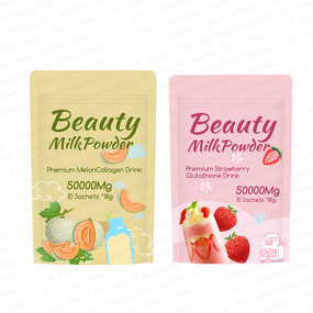 Beauty Milk Collagen Powder Manufacturer - Premium Skin Whitening Strawberry Melon