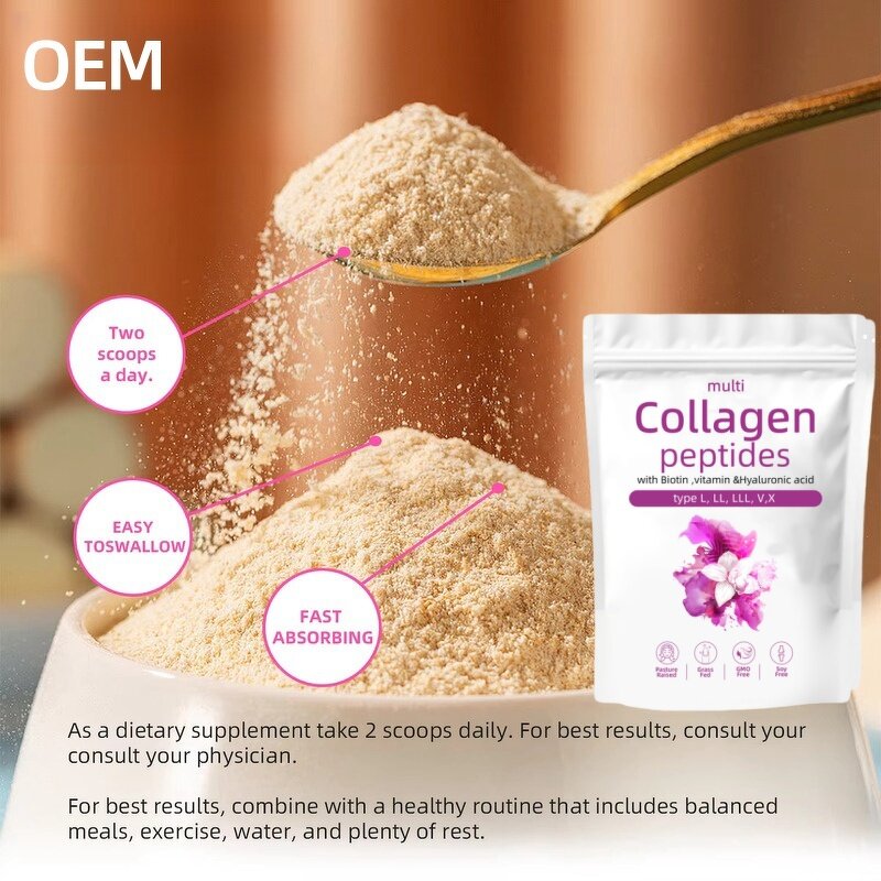 Collagen Peptides Powder Manufacturer - OEM Supplement for Hair, Nail & Skin