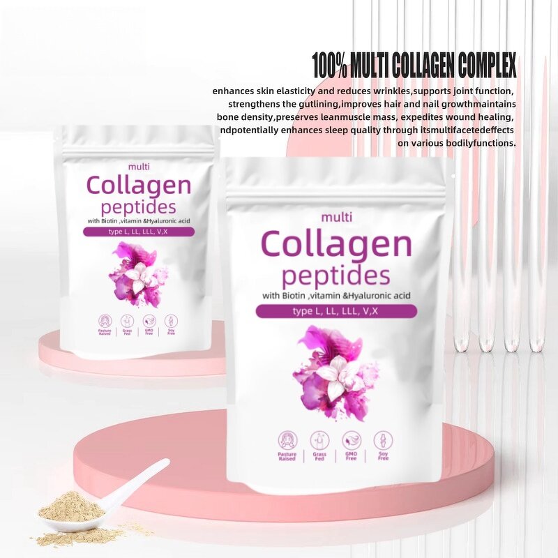 Collagen Peptides Powder Manufacturer - OEM Supplement for Hair, Nail & Skin