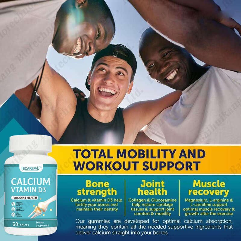 Calcium Vitamin D3 Tablets Manufacturer - Private Label Chewable for Bone & Joint
