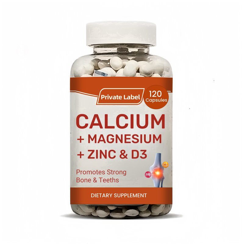 Calcium Capsule Manufacturer - Hot Sale with Vitamin D for Bones & Muscles