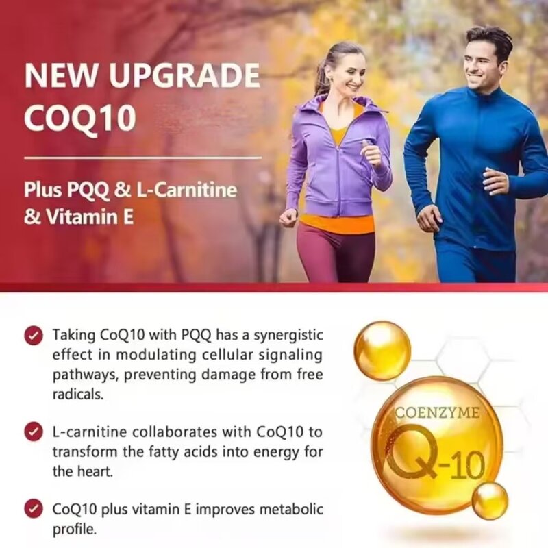 COQ10 Softgel Capsules Manufacturer - OEM Private Label for Heart Health & Energy