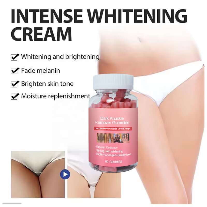 Dark Knuckle Whitening Gummies Manufacturer - OEM Custom with Biotin Collagen
