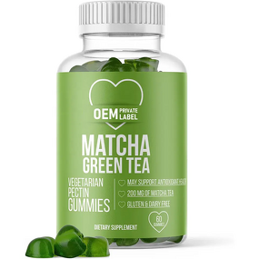Matcha Green Tea Gummies Manufacturer - New Arrival Vegan Organic for Energy