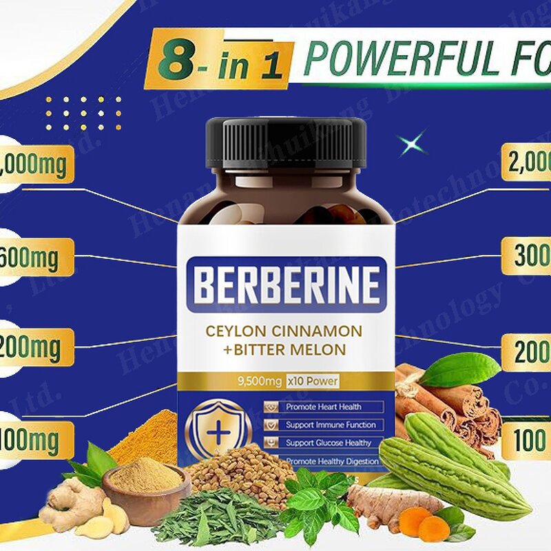 Berberine Capsules Manufacturer - Factory Wholesale Phytosome for Glucose