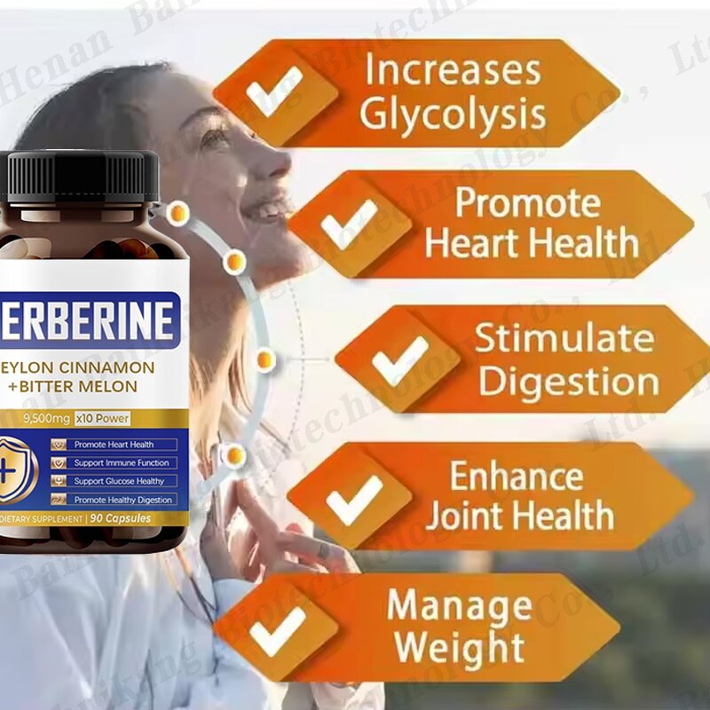 Berberine Capsules Manufacturer - Factory Wholesale Phytosome for Glucose