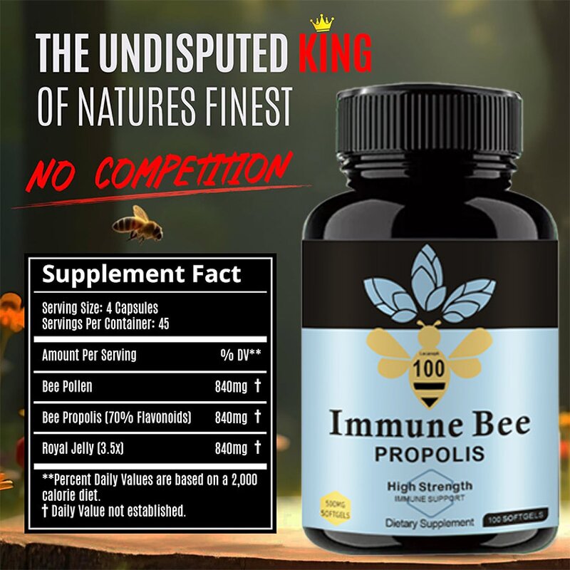 Bee Propolis Softgel Capsule Manufacturer - Most Popular Food Supplement