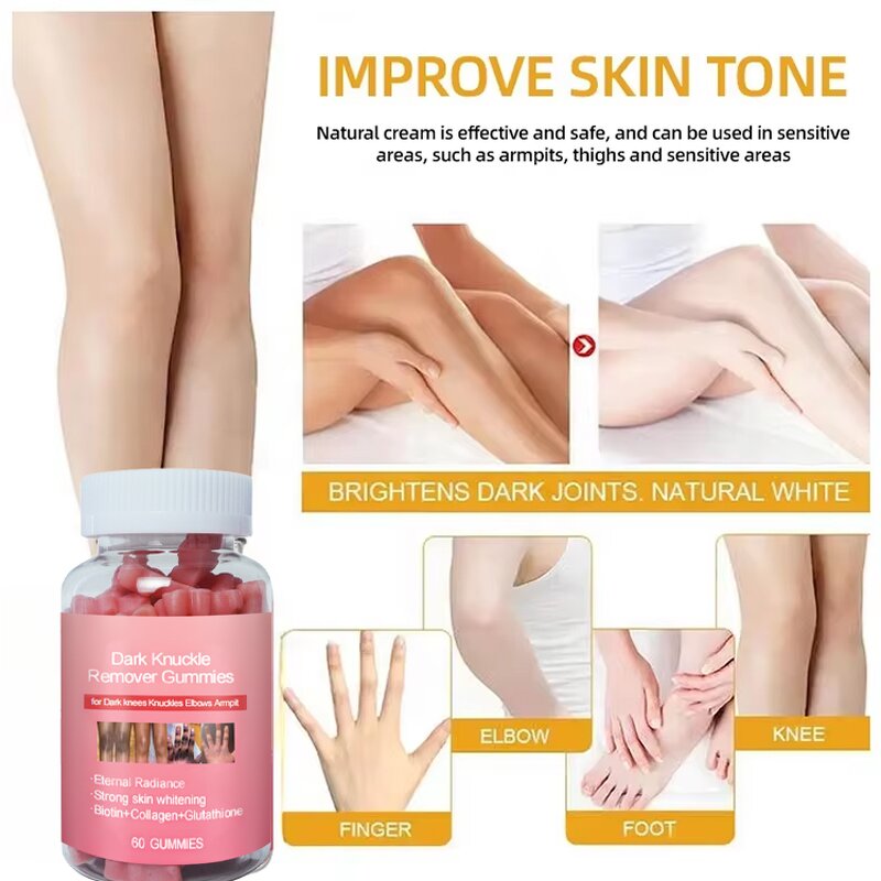 Dark Knuckle Remover Gummies Manufacturer - Private Label Glutathione Collagen