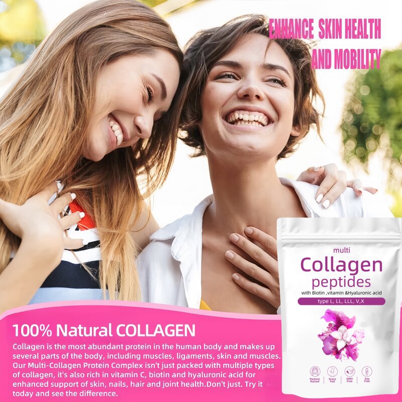 Collagen Peptides Powder Manufacturer - NON-GMO Halal for Beauty & Hair Growth